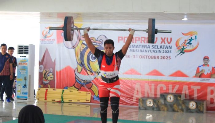 Prestasi Gemilang, Angkat Besi OKU Selatan Borong 10 Medali di Porprov XV Sumsel 2025