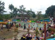 Libur Tahun Baru, Waterboom Samudera Muaradua Dipadati Pengunjung