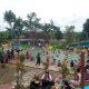 Libur Tahun Baru, Waterboom Samudera Muaradua Dipadati Pengunjung