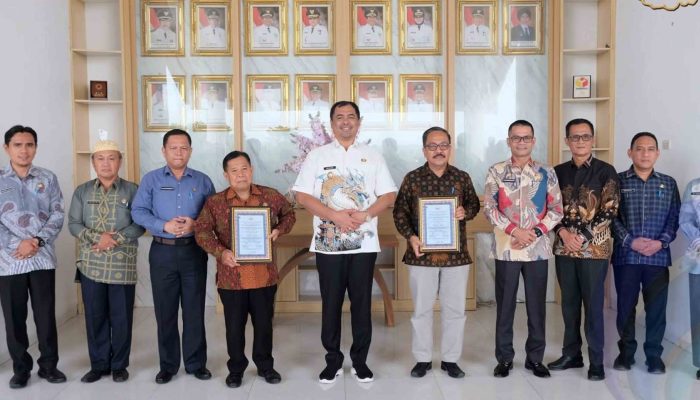 Bupati OKU Selatan Abusama Berikan Penghargaan dan Bantuan kepada ASN Purna Bakti