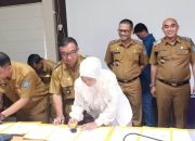 Sekda OKU Selatan Pimpin Penandatanganan Pinjam Pakai Lahan untuk Koperasi Merah Putih