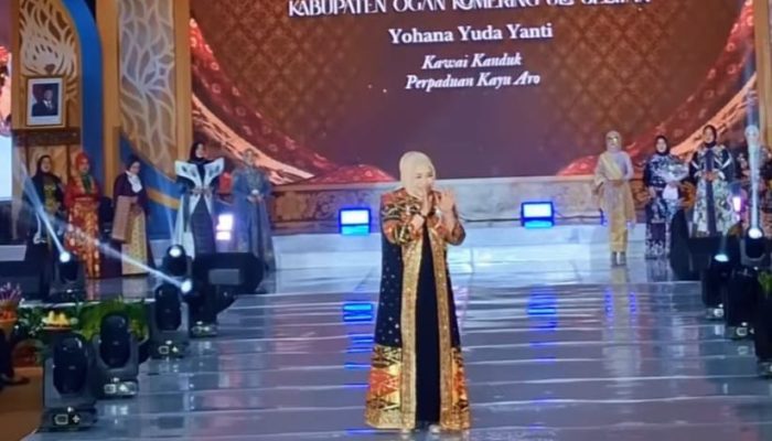 Ketua TP PKK OKU Selatan Promosikan Produk Lokal di Rakerda Dekranasda Sumsel 2026