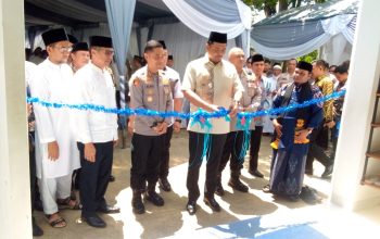 Bupati OKU Selatan Resmikan Masjid Al-Ghazali di Pelangki, Jadi Tempat Ibadah dan Pembinaan