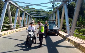 Jaga Keamanan Wilayah, Polsek Simpang Martapura Intensifkan Patroli